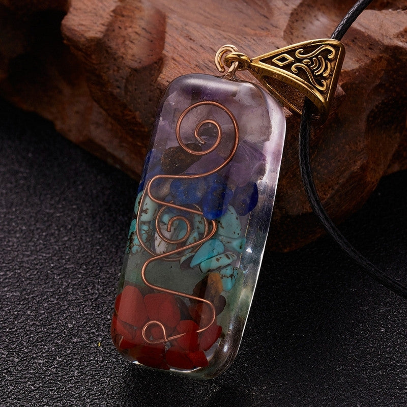 🎁 7 Chakra Orgon Halskette - Energieheilung & EMF Schutz (100% off) - - TaoTempel