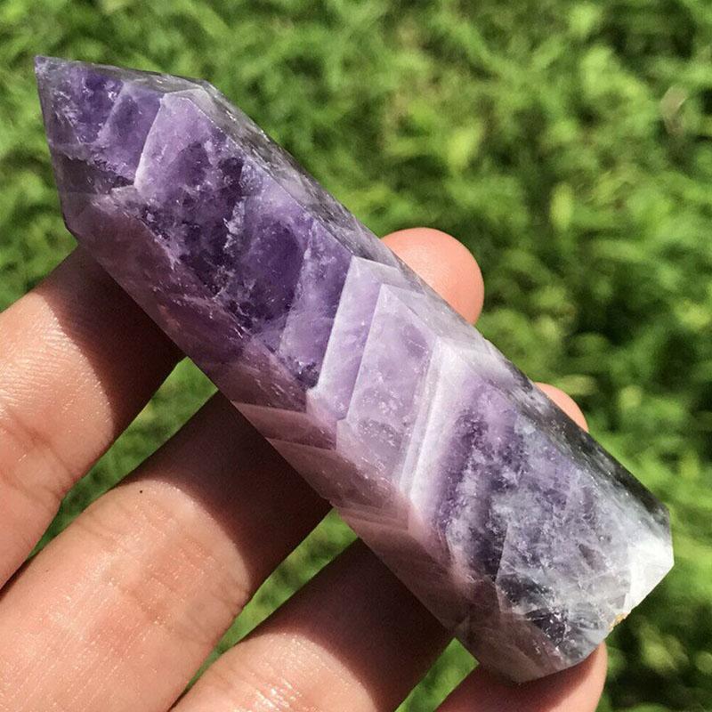 🎁 Amethyst Kristall Hexagon - Für Meditationen & Balance (100% off) - - TaoTempel