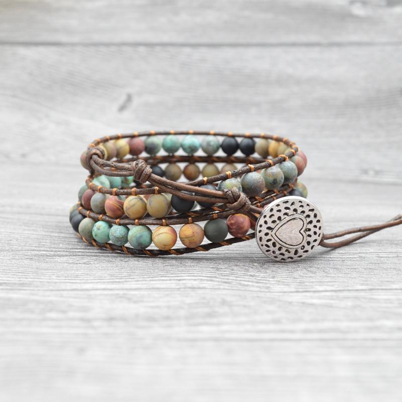 🎁 Ausgeglichenes Leben Achat Boho Armband (100% off) - - TaoTempel