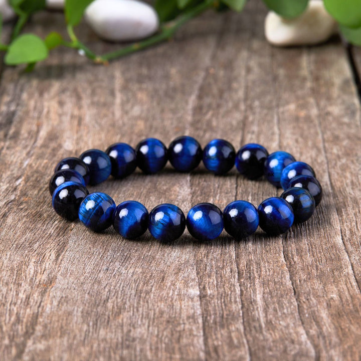 Blaues Tigerauge Armband - Selbstbewusstsein & Kreativität - Bracelet - TaoTempel