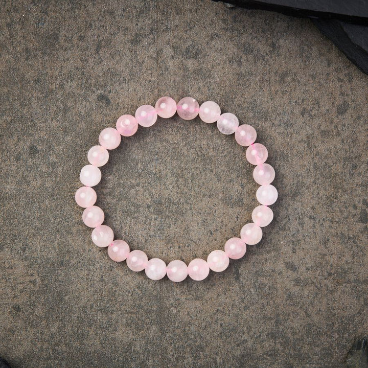 Rosenquarz Liebes Armband - Liebe Inspirieren & anziehen - Bracelet - TaoTempel