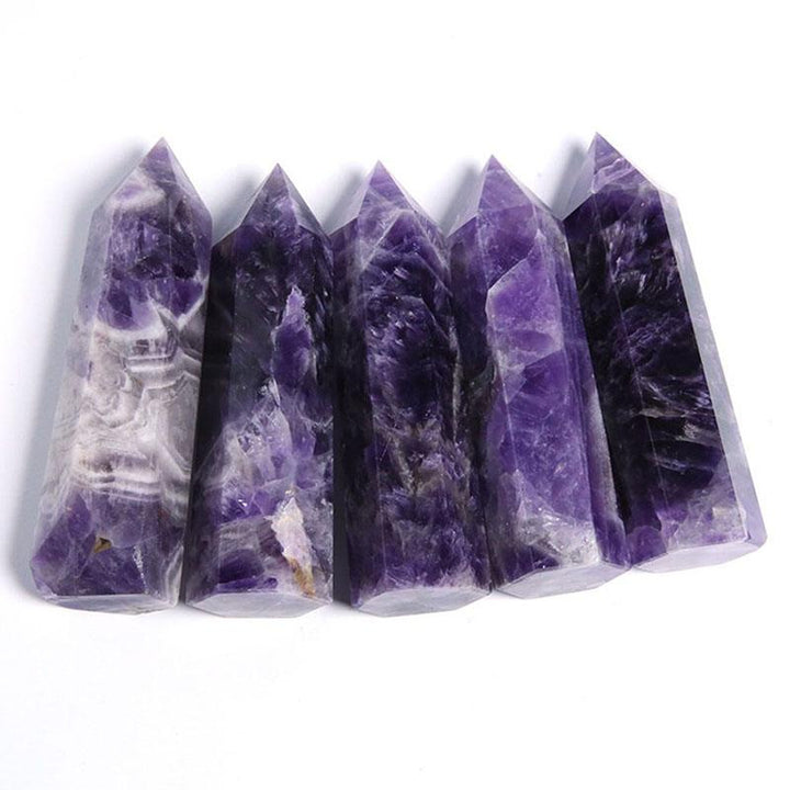 Amethyst Kristall Hexagon - Für Meditationen & Balance - Stones & Crystals - TaoTempel