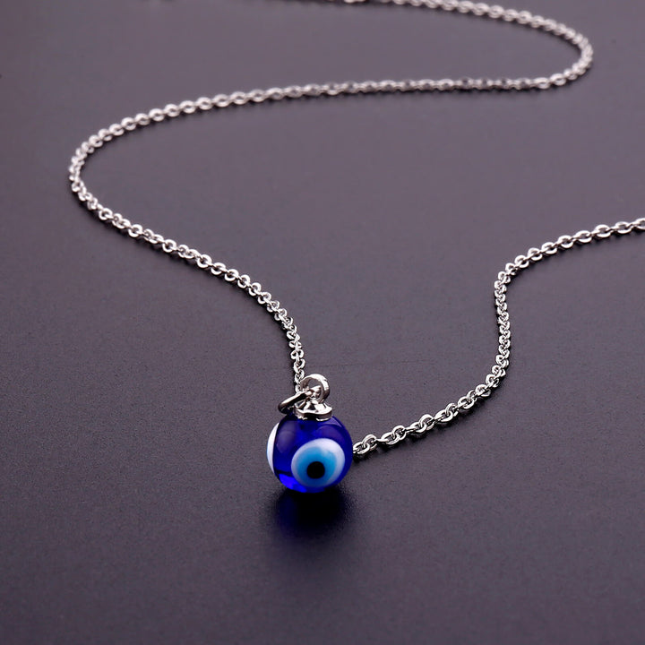 Blaue Böser Blick Schutz Halskette - Necklace - TaoTempel