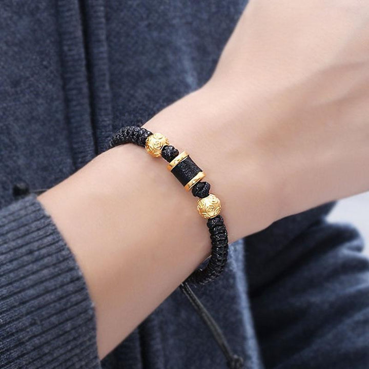 Armband mit chinesischen Münzen - Feng Shui Aktivator für Wohlstand - Bracelet - TaoTempel