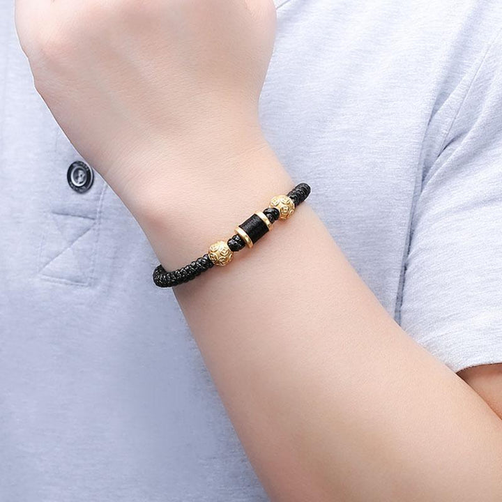 Armband mit chinesischen Münzen - Feng Shui Aktivator für Wohlstand - Bracelet - TaoTempel