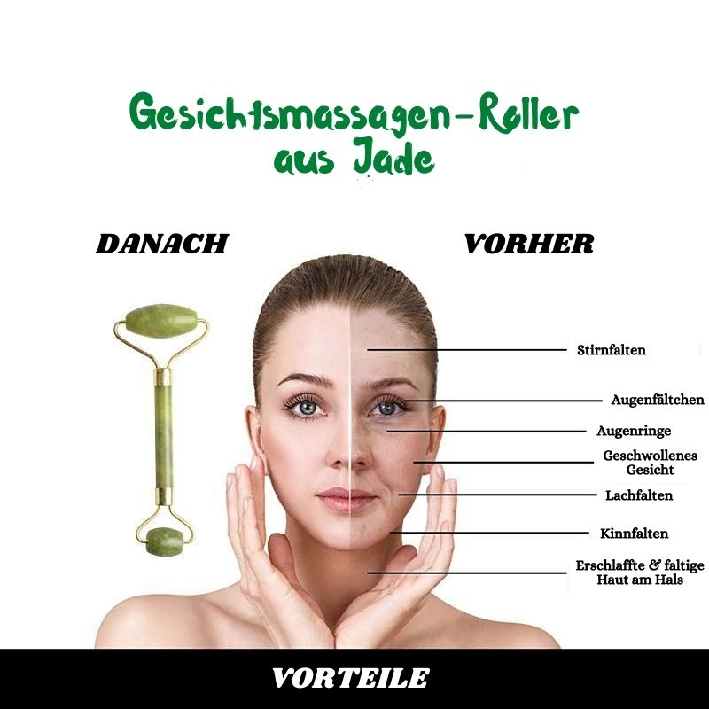 Jade Roller Gesichtsmassagen-Roller aus Jade - Others - TaoTempel