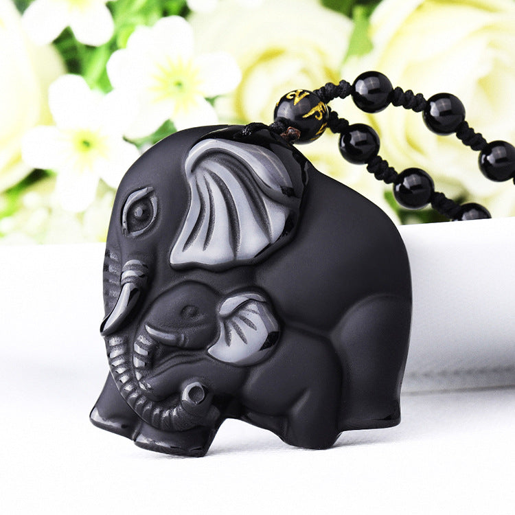 Mutter & Baby Elefant Halskette - Inspiriert familiäre Liebe - Necklace - TaoTempel