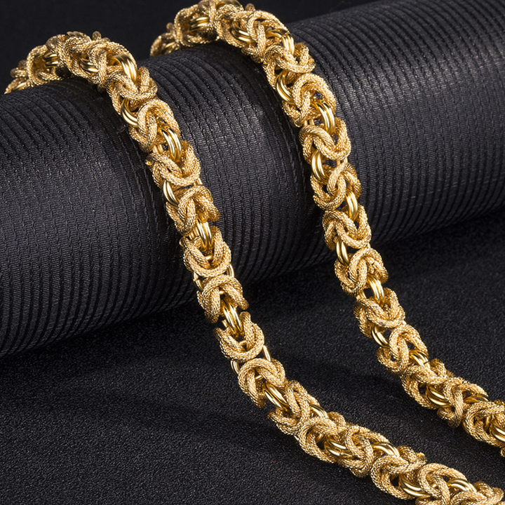 Ewiger Drache Gliederkette - Gold - Necklace - TaoTempel