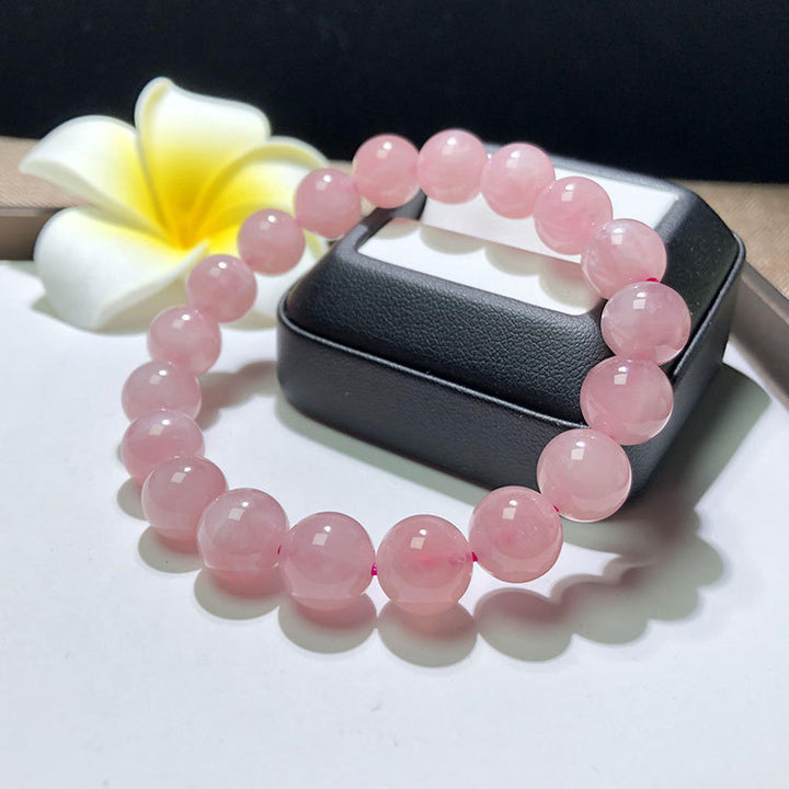 Rosenquarz Liebes Armband - Liebe Inspirieren & anziehen - Bracelet - TaoTempel