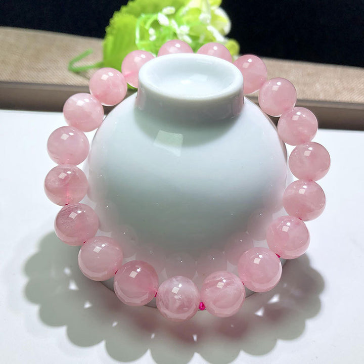Rosenquarz Liebes Armband - Liebe Inspirieren & anziehen - Bracelet - TaoTempel
