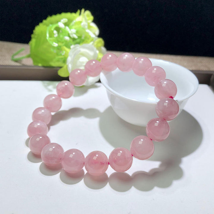 Rosenquarz Liebes Armband - Liebe Inspirieren & anziehen - Bracelet - TaoTempel