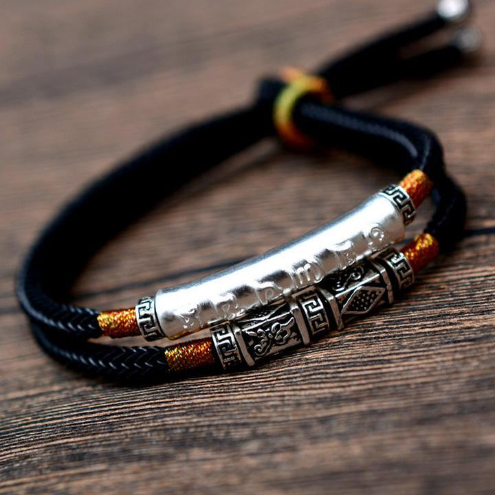 Tibetisches Mantra Doppelarmband Vintage - Bracelet - TaoTempel