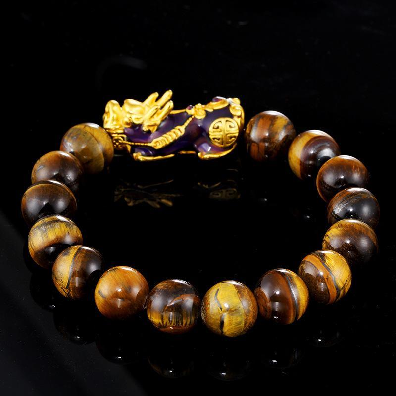 Tigerauge Pixiu Armband - FĂŒr Wohlstand - Bracelet - TaoTempel