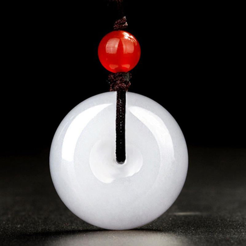 Weiße Jade Halskette - Für Reinheit & Gutes - Necklace - TaoTempel