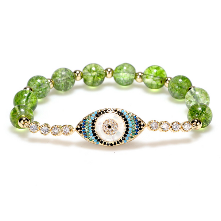 Peridot Armband Böser Blick - Schützend - Bracelet - TaoTempel