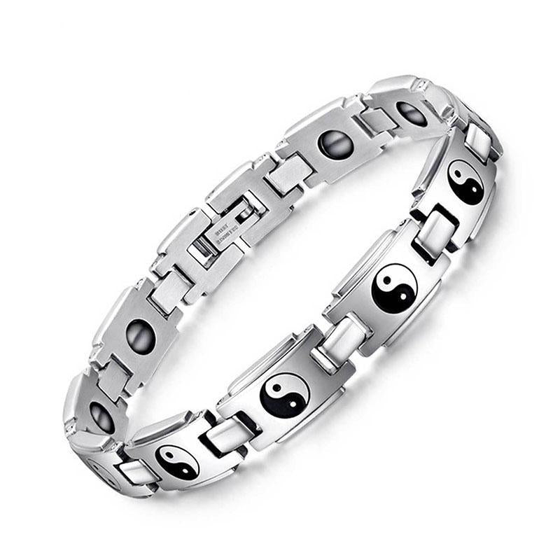 Yin Yang Magnetisches Wellness Armband - Bracelet - TaoTempel
