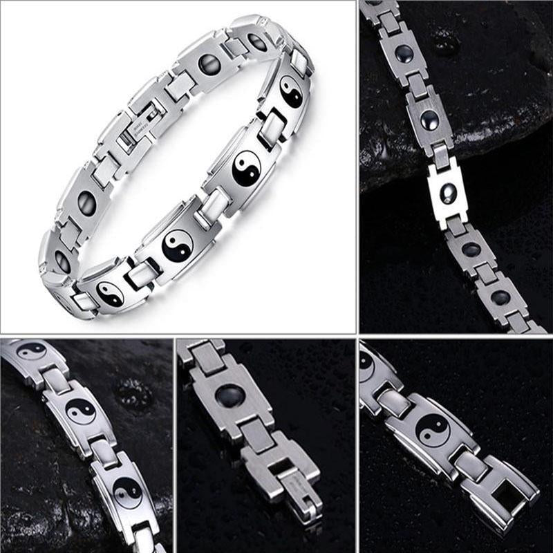 Yin Yang Magnetisches Wellness Armband - Bracelet - TaoTempel