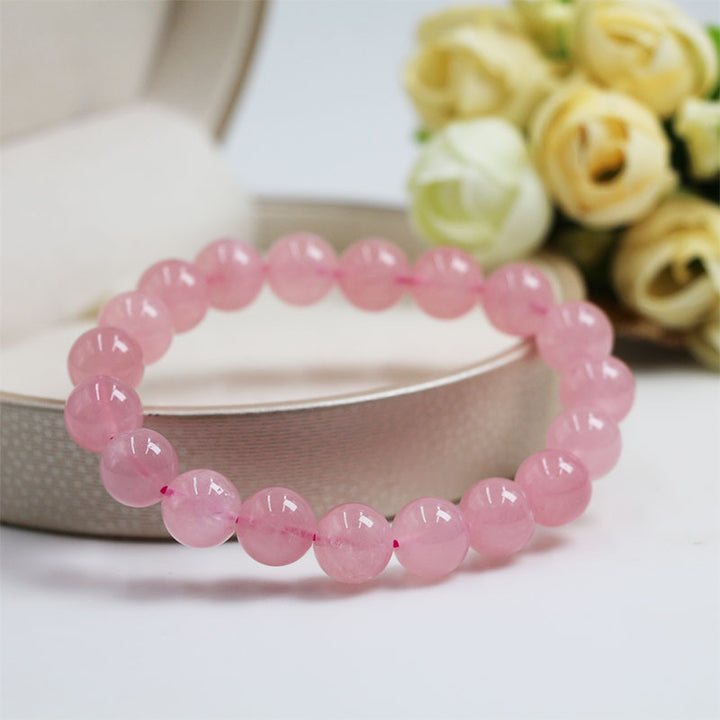 Rosenquarz Liebes Armband - Liebe Inspirieren & anziehen - Bracelet - TaoTempel
