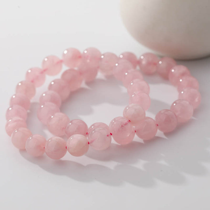 Rosenquarz Liebes Armband - Liebe Inspirieren & anziehen - Bracelet - TaoTempel