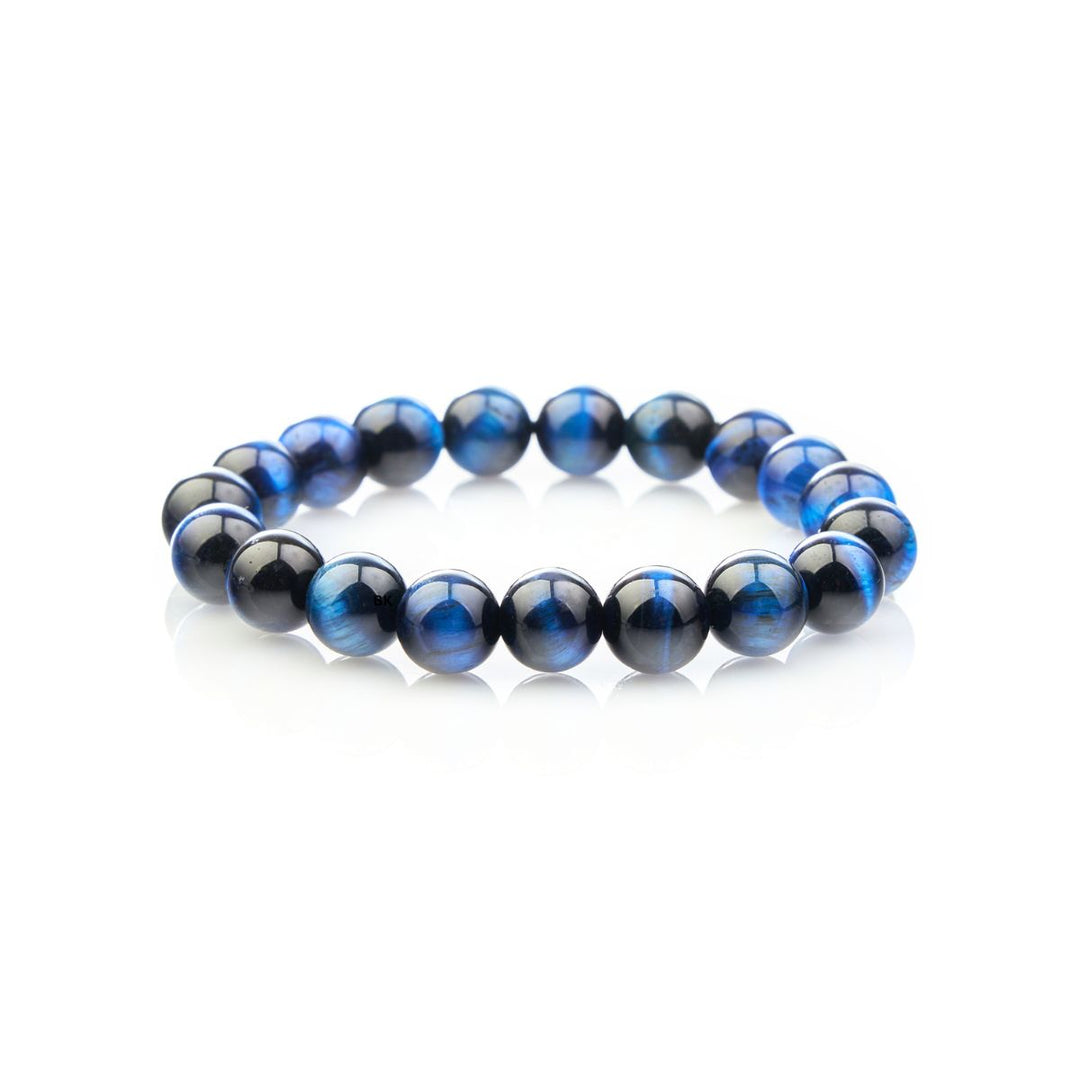 Blaues Tigerauge Armband - Selbstbewusstsein & Kreativität - Bracelet - TaoTempel