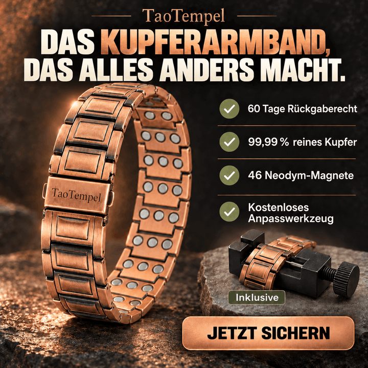 TaoTempel Kupfer-Magnetarmband