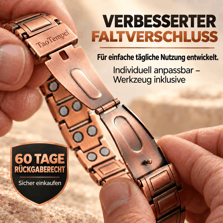 TaoTempel Kupfer-Magnetarmband
