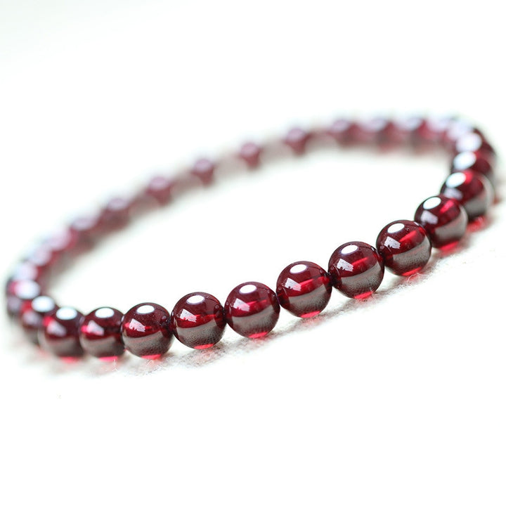 Armband aus rotem Granatstein - Entfache Deine Liebe neu - Bracelet - TaoTempel