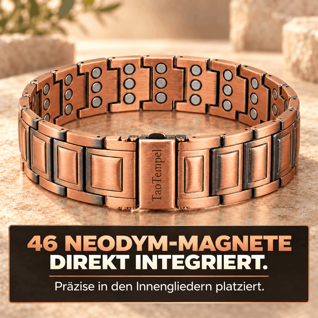 TaoTempel Kupfer-Magnetarmband