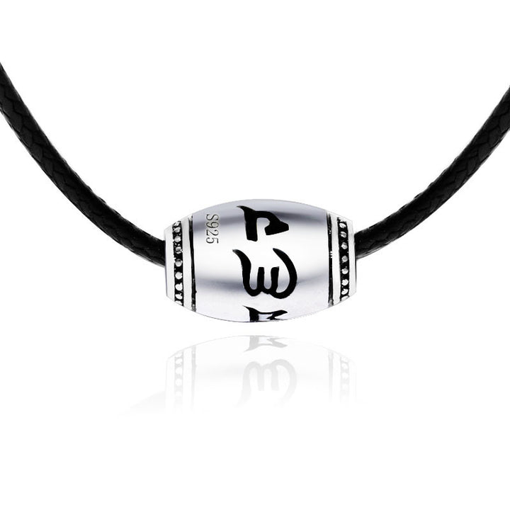 Tibetisch Buddhistische Halskette - Mantra für Glück - Necklace - TaoTempel