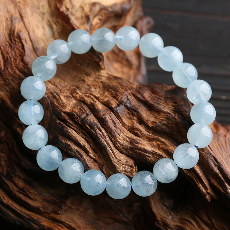 Blaues Aquamarin Armband - Erdend & Beruhigend - Bracelet - TaoTempel