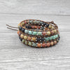 Ausgeglichenes Leben Achat Boho Armband - Bracelet - TaoTempel