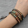 Ausgeglichenes Leben Achat Boho Armband - Bracelet - TaoTempel