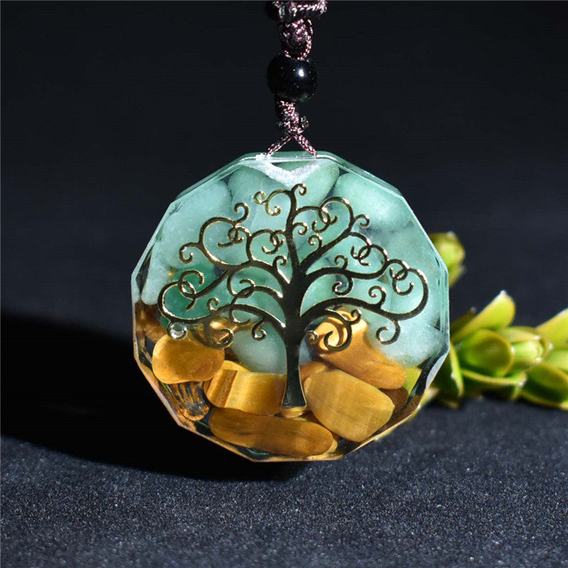 Baum des Lebens Orgonit Halskette - Energie Schutz - Necklace - TaoTempel