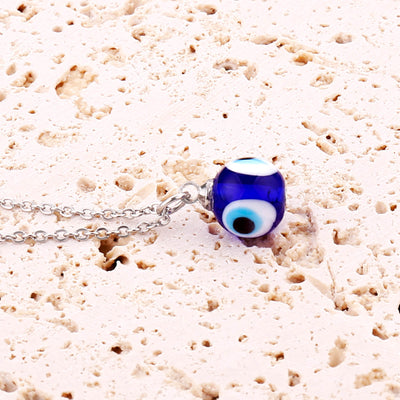 Blaue Böser Blick Schutz Halskette - Necklace - TaoTempel