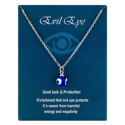 Blaue Böser Blick Schutz Halskette - Necklace - TaoTempel