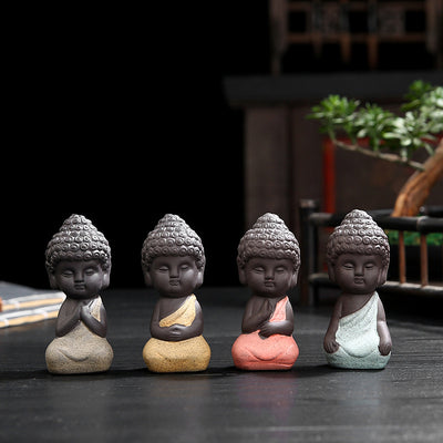 Mini Buddha Statuen der vier edlen Wahrheiten (4er Set) - Home Decor - TaoTempel