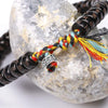 Perlenarmband aus Kokosnuss-Schalen mit eingraviertem Mantra - Weisheit & Spirituelle Energie - Bracelet - TaoTempel