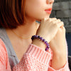 Feng Shui Amethyst Armband - für innere Ruhe - Bracelet - TaoTempel