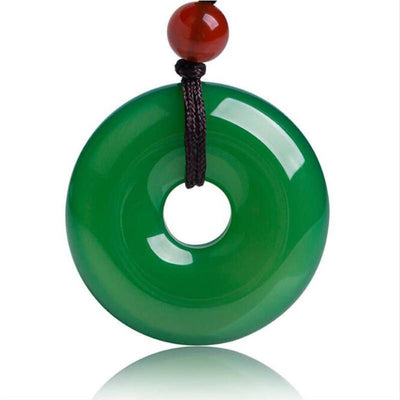Grüne Jade Halskette - Für Positivität & Harmonie - Necklace - TaoTempel