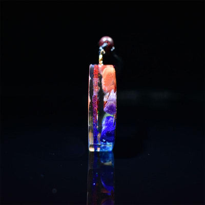 7 Chakra Orgonit Anhänger Halskette - Schutz & Balance - Necklace - TaoTempel