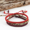 Tibetisches Buddhistisches Knoten Glücksarmband - Bracelet - TaoTempel