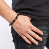 Armband für dreifachen Schutz - Tigerauge, Obsidian, Hämatit - Bracelet - TaoTempel