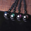 Regenbogen Obsidian Halskette - Auge der Wahrheit - Necklace - TaoTempel