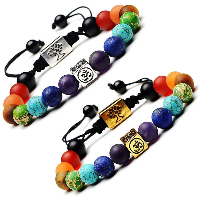 Om Chakra Baum des Lebens Armband - Bracelet - TaoTempel