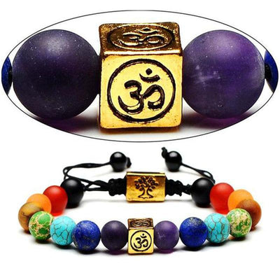Om Chakra Baum des Lebens Armband - Bracelet - TaoTempel