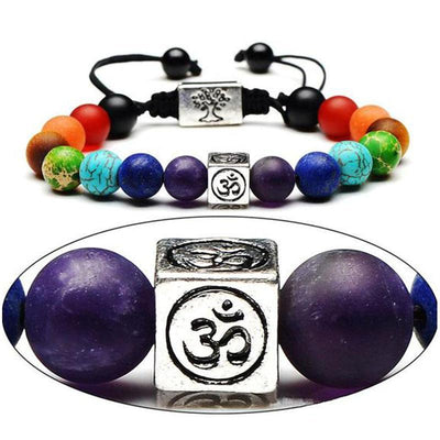 Om Chakra Baum des Lebens Armband - Bracelet - TaoTempel
