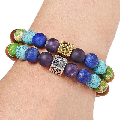 Om Chakra Baum des Lebens Armband - Bracelet - TaoTempel