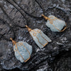 Halskette mit Aquamarin Anhänger - Necklace - TaoTempel