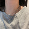 Silberne Elefanten Halskette - Glücksbringer - Necklace - TaoTempel