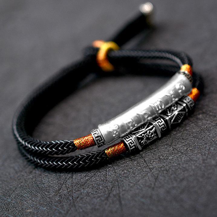 Tibetisches Mantra Doppelarmband Vintage - Bracelet - TaoTempel